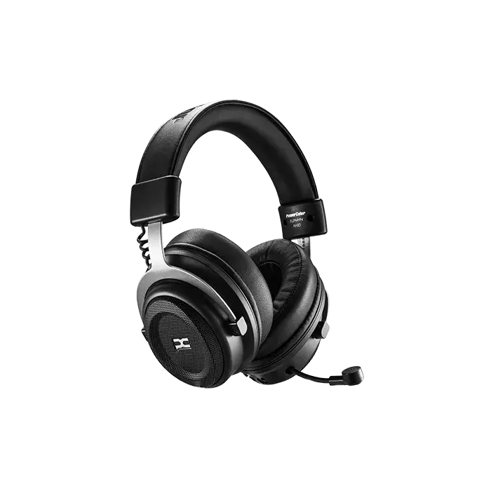Геймърски безжични слушалки PowerColor Alphyn AH10 - Черни