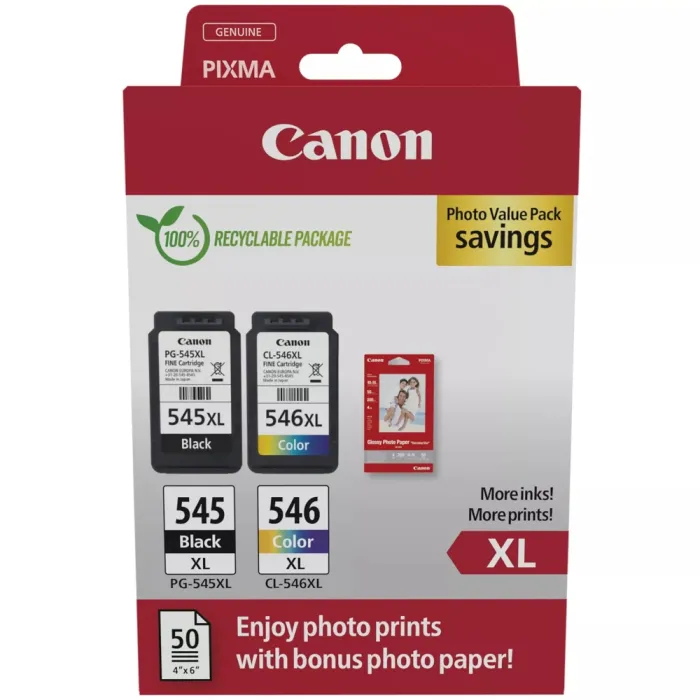 Промо комплект консумативи, Canon PG-545XL/CL-546XL PVP