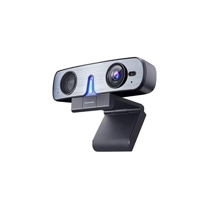ROCWARE RC08P Уеб камера 2K,90 градуса,4x зуум, USB 2.0,USB-C