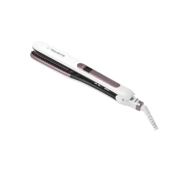 Rowenta SF7510F0, Brush&Straight Premium Care, LCD display, 130 - 200 ° C, Replaceable Plates, Ioniz