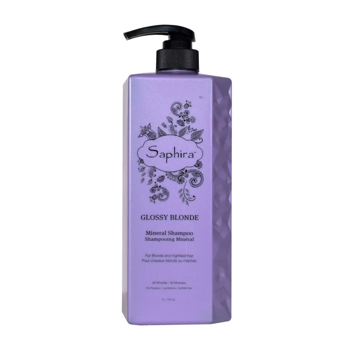 Saphira Glossy Blonde шампоан за освежаване на руси тонове 1000 мл