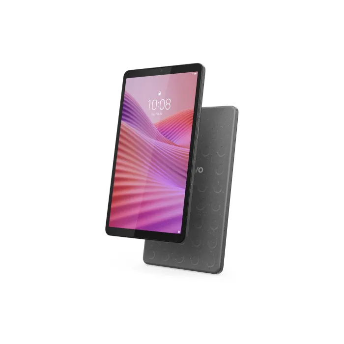 Таблет Lenovo Tab One LTE G85, 8.7″ IPS 1340x800, MediaTek Helio G85 8-ядрен, 4GB оперативна памет, 64GB, 4G LTE, Android 14, Luna Grey с Clear Case