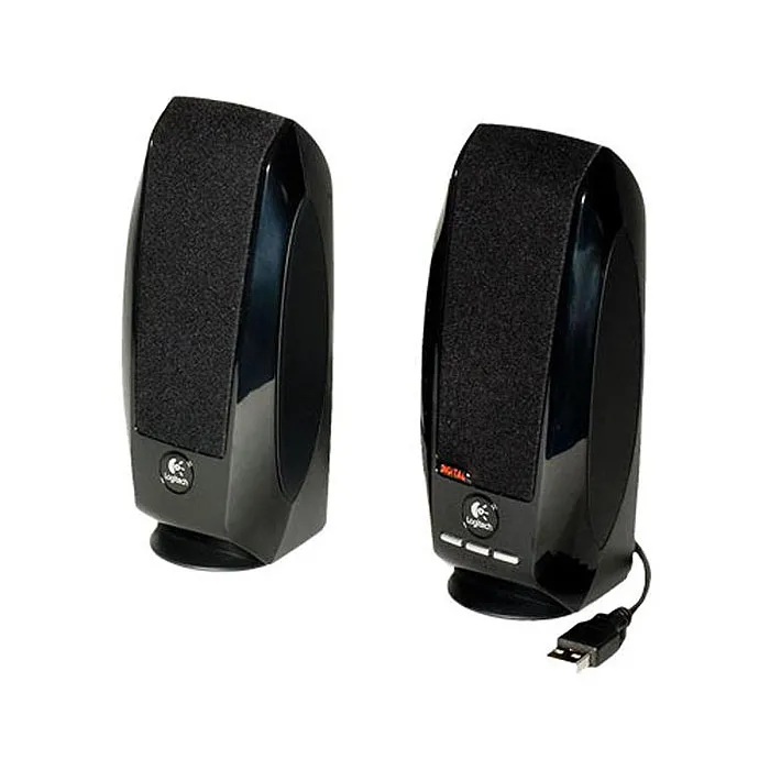 Тонколони Logitech S150, 2.0, 1.2W, USB, Черен цвят, 980-000029