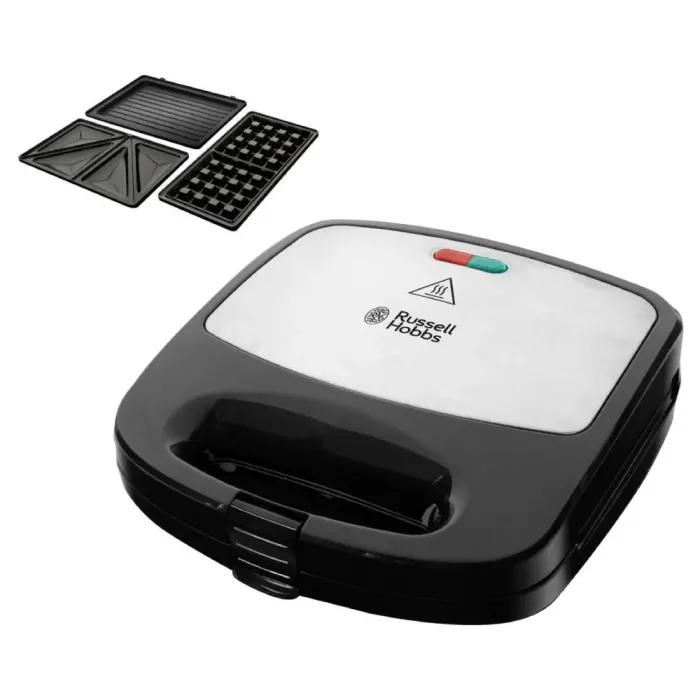 Тостер за сандвичи 3 в 1 Russell Hobbs Fiesta 24540-56, 750 W, плочи за сандвичи, гофрети и грил