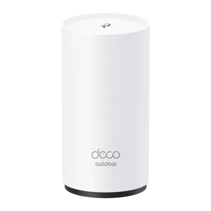 Mesh Wi-Fi 6 рутер TP-LINK Deco X50-Outdoor, двубандов 2,4 GHz/5 GHz, AX3000, 2 × Gigabit WAN/LAN, за вътрешен и външен монтаж, PoE