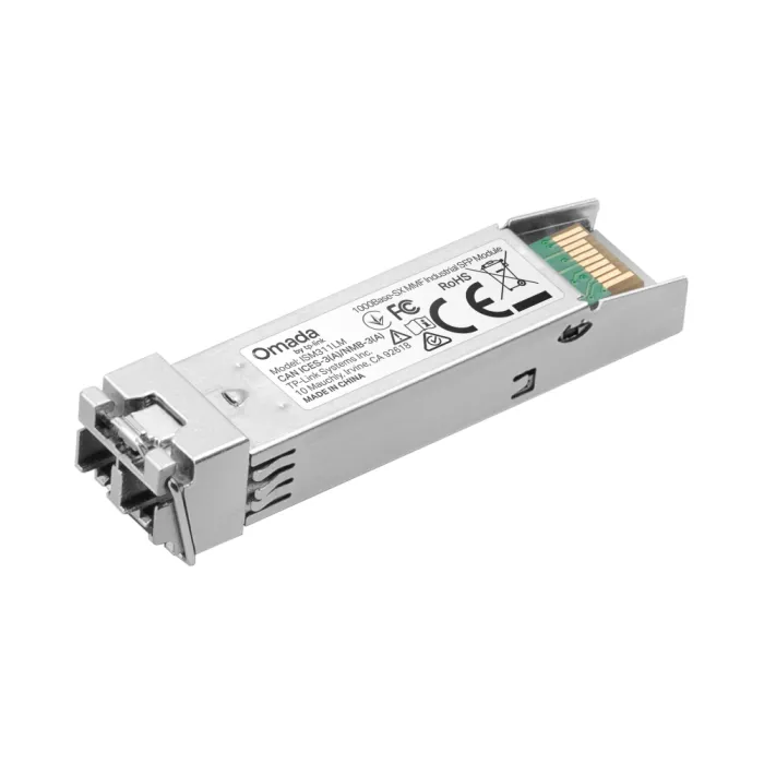 TP-Link Omada ISM311LM 1000Base-SX индустриален SFP модул – Multi-Mode, LC/UPC Duplex, 850 nm, 550 m, DDM