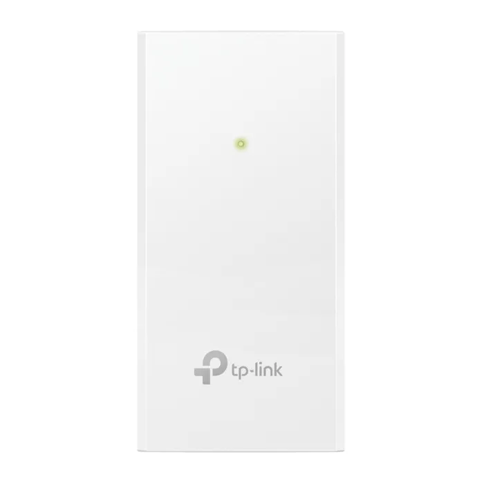 Пасивен PoE адаптер TP-LINK Omada TL-POE4818G, 48 V DC, 18 W, Gigabit Ethernet, 2 x RJ45, стенен монтаж