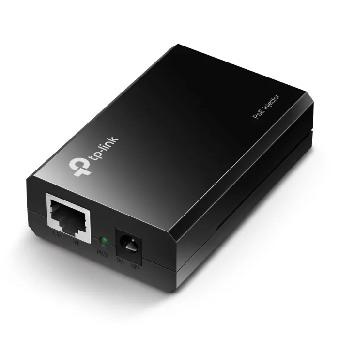 PoE инжектор TP-LINK TL-POE150S, Gigabit Ethernet 10/100/1000 Mbps, IEEE 802.3af, 48 V DC, до 15,4 W, до 100 m