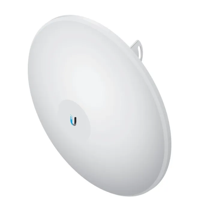 Външен безжичен мост с интегрирана насочена антена UBIQUITI PBE-5AC-500, airMAX PowerBeam 5AC, 5 GHz, 27 dBi, над 450 Mbps, Gigabit Ethernet, пасивен PoE