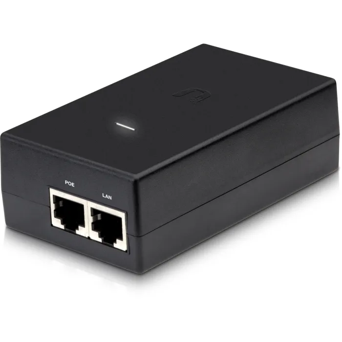 PoE захранващ адаптер Ubiquiti POE-50-60W, 50 V DC, до 60 W, Gigabit Ethernet, 100–240 V AC