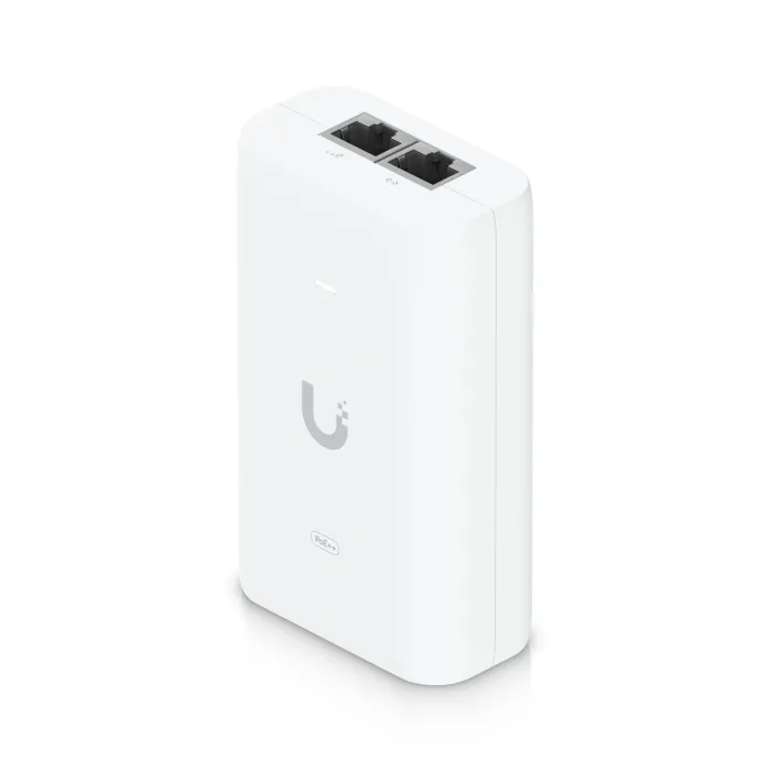 PoE++ захранващ адаптер UBIQUITI UISP U-PoE++, Gigabit Ethernet, 60 W, 48 V DC, 4-парно захранване по Ethernet