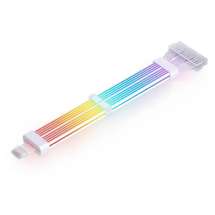 Удължителен RGB кабел JONSBO PC Light Cable, PCIe 12+4 Pin към 12+4 Pin, 12VHPWR, съвместим с видеокарти RTX 40-Series