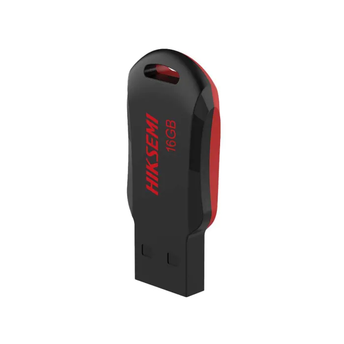 USB флаш памет, Hiksemi HS-USB-M200R, 16 GB, USB 2.0, Черна с червено