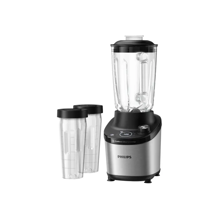 Високоскоростен блендер PHILIPS Series 7000, 1500 W, ProBlend Ultra, стъклена кана 2 l, 12 скорости, 6 програми