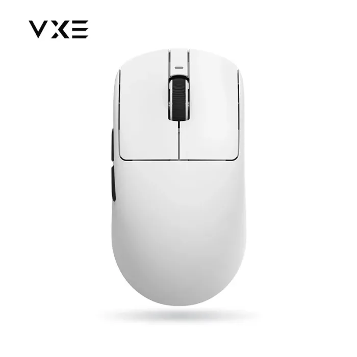 VXE Dragonfly R1 1K VXE-R1-WH безжична геймърска мишка, 18000 DPI, 1000 Hz, бяла