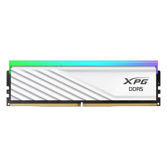 XPG LANCER BLADE RGB DDR5 White 16GB 6000MT/s CL30 RAM памет, U-DIMM, Intel XMP 3.0, AMD EXPO