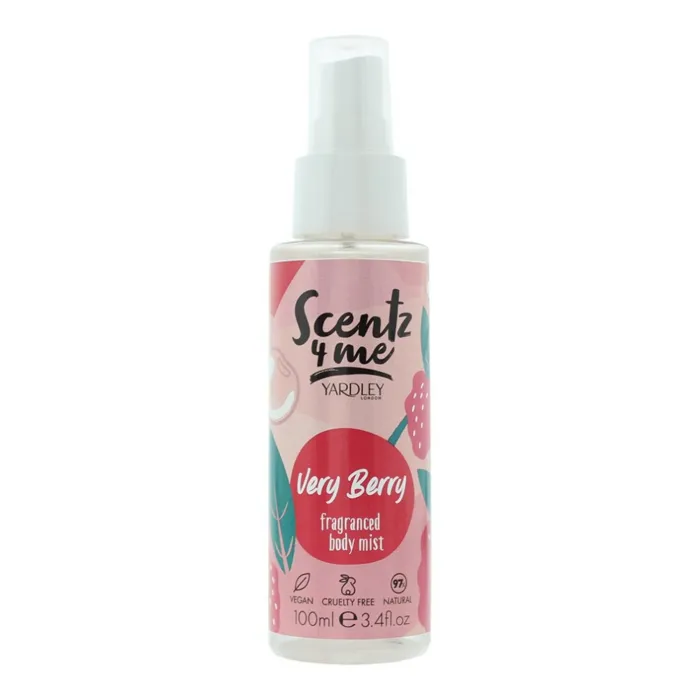 Yardley Scentz 4 Me Very Berry ароматизиран спрей Унисекс 100 ml