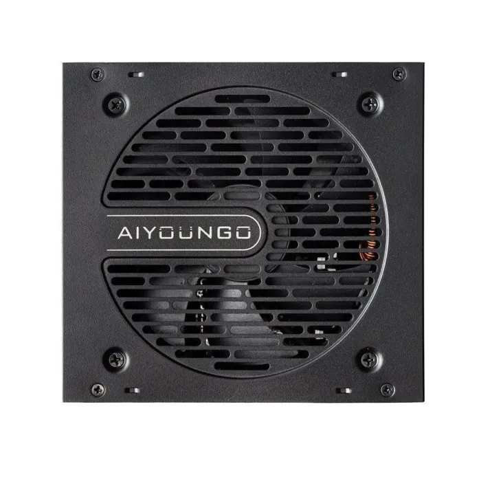 Захранващ блок за компютър Aigo AT850-BK, 850 W, ATX, 80 PLUS Bronze, Active PFC, 120 mm вентилатор, черен